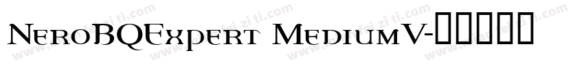 NeroBQExpert MediumV字体转换